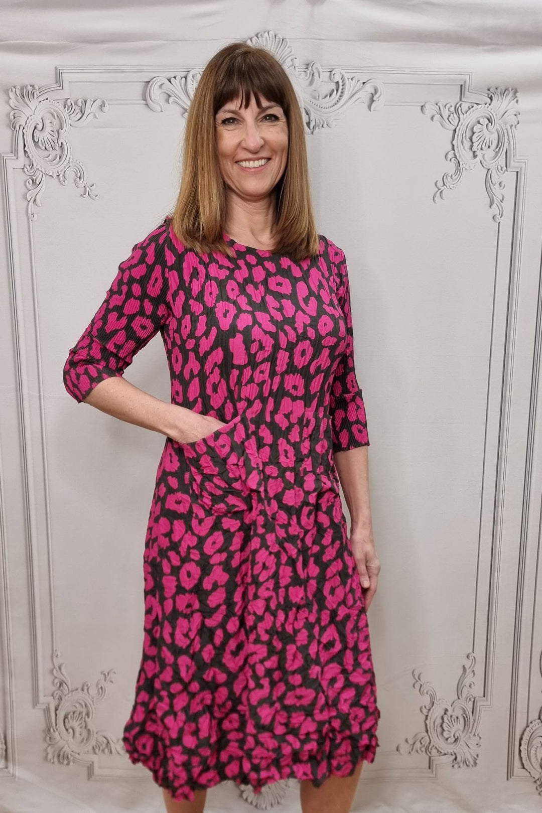 Alquema ADC544 Smash Dress Pink Leopard