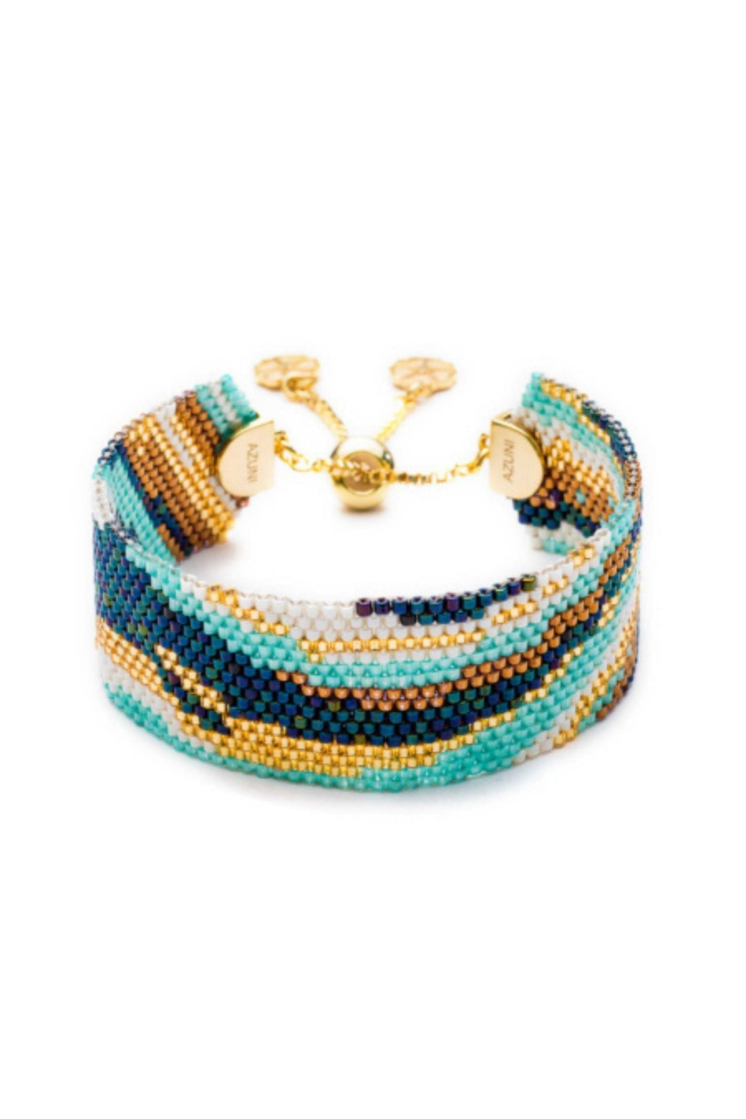 Azuni P16-Tulum Blue Narrow Surf Cuff