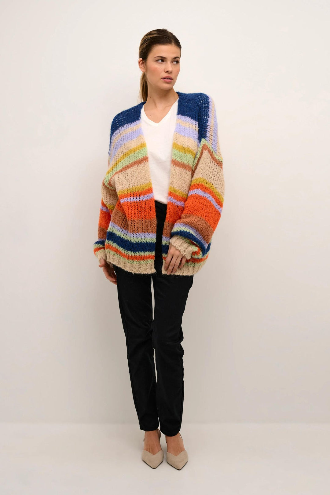 Cream Clothing CRFallah Multi-Colour Knitted Cardigan