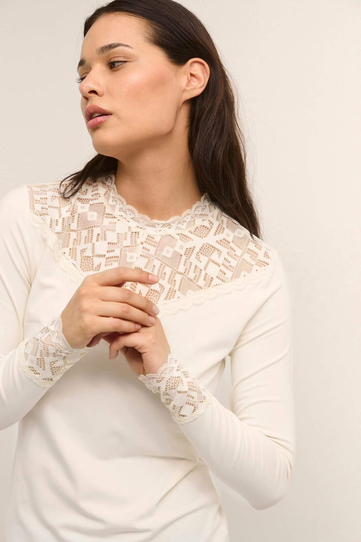 Cream Clothing CRTrulla Cream Jersey Blouse