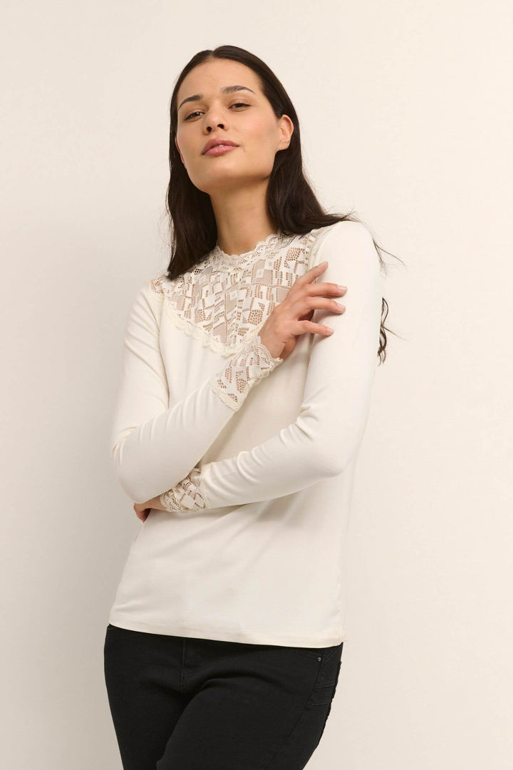 Cream Clothing CRTrulla Cream Jersey Blouse