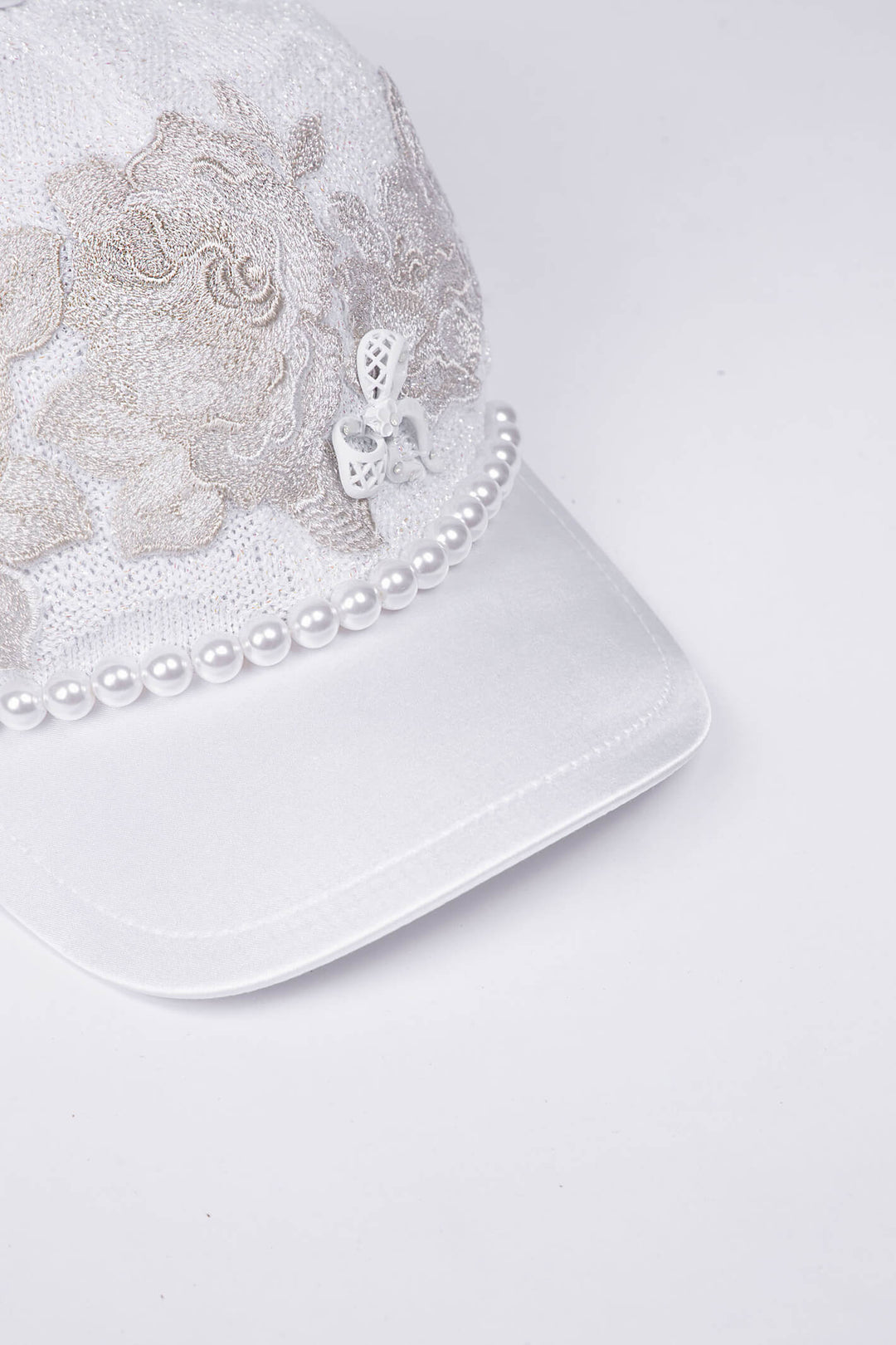 Elisa Cavaletti ELP210404101 White Lace Cap - Experience Boutique