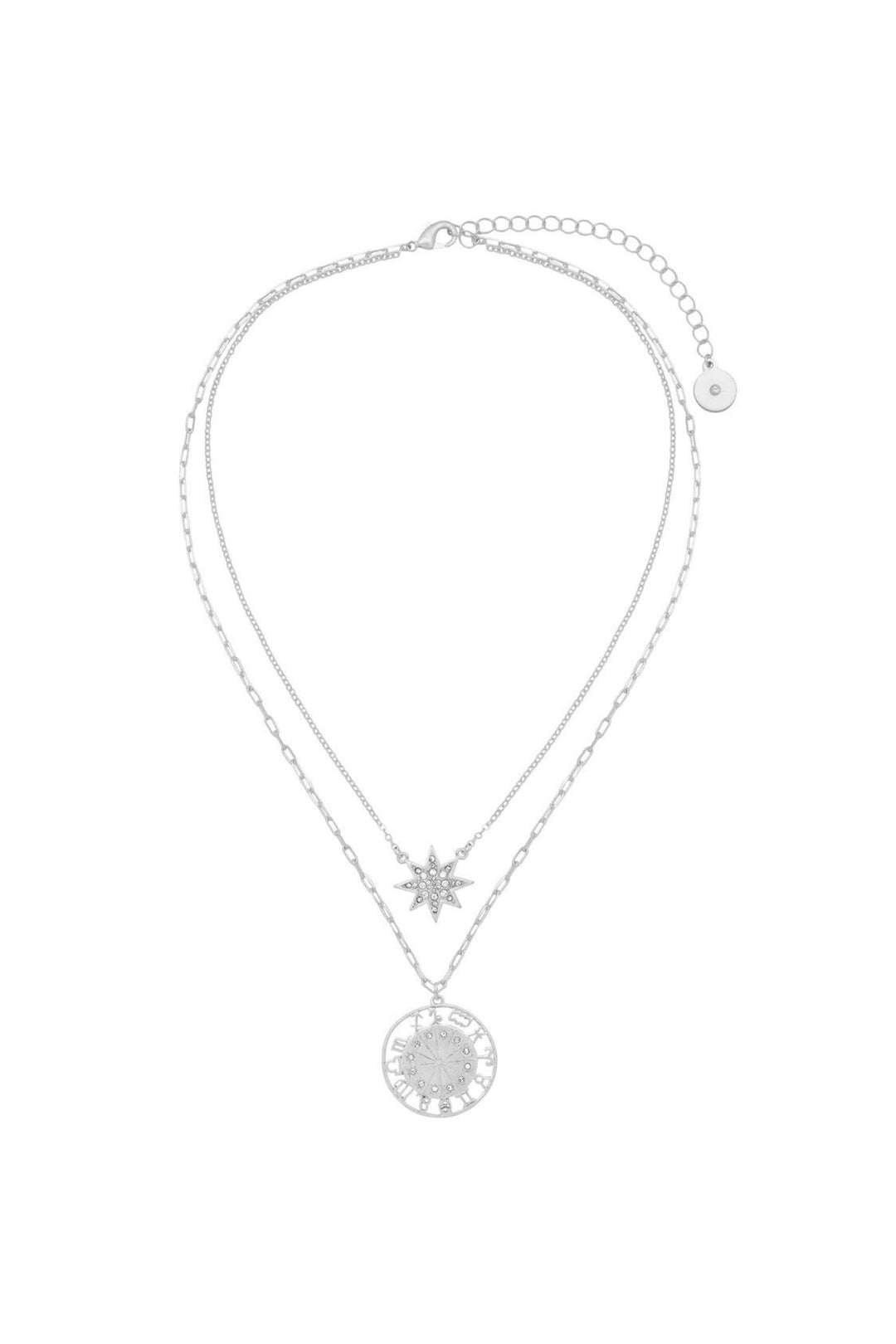 Kate Thornton Silver Zodiac Necklace