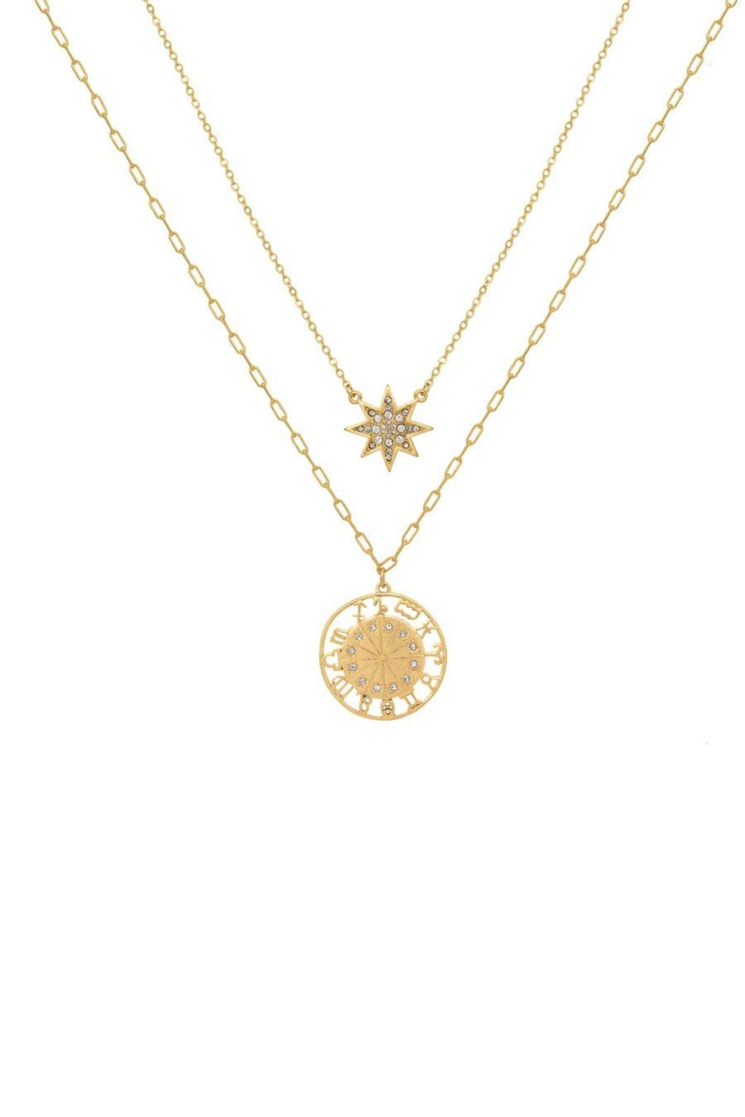 Kate Thornton Gold Zodiac Necklace