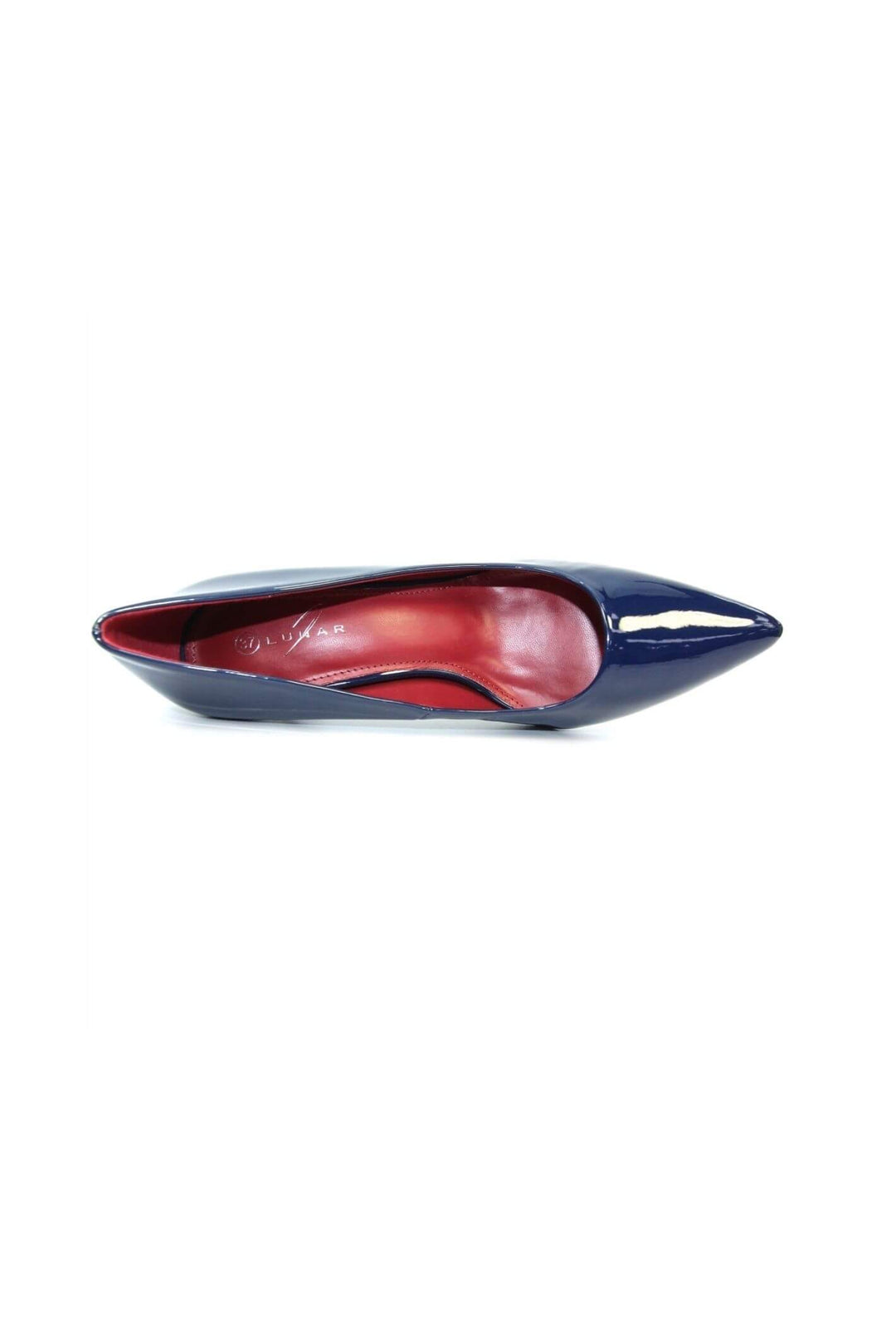 Lunar FLE040 Navy Jello Patent Court Shoe