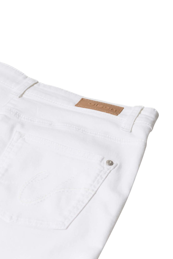 Olsen 14000620 Mona Off White Slim Leg Jeans