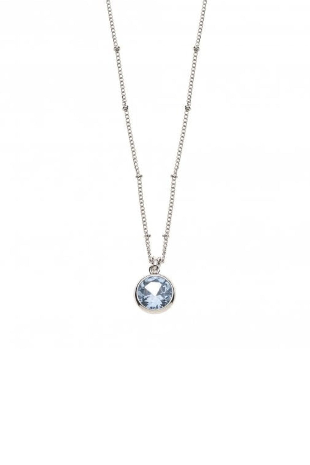 Park Lane Turquoise Stone Drop Silver Necklace