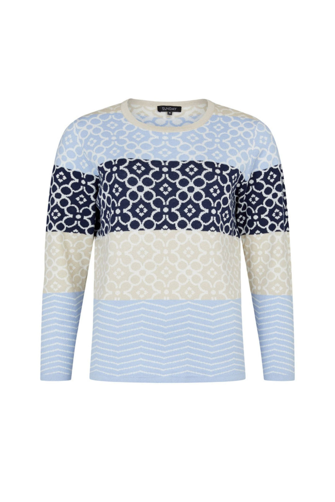 Sunday 6470 Blue Knit Jumper