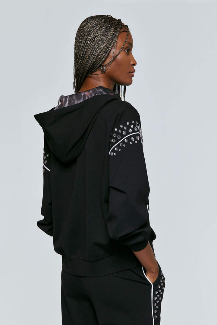 Access Fashion 1001-102 Black Embellished Jacket