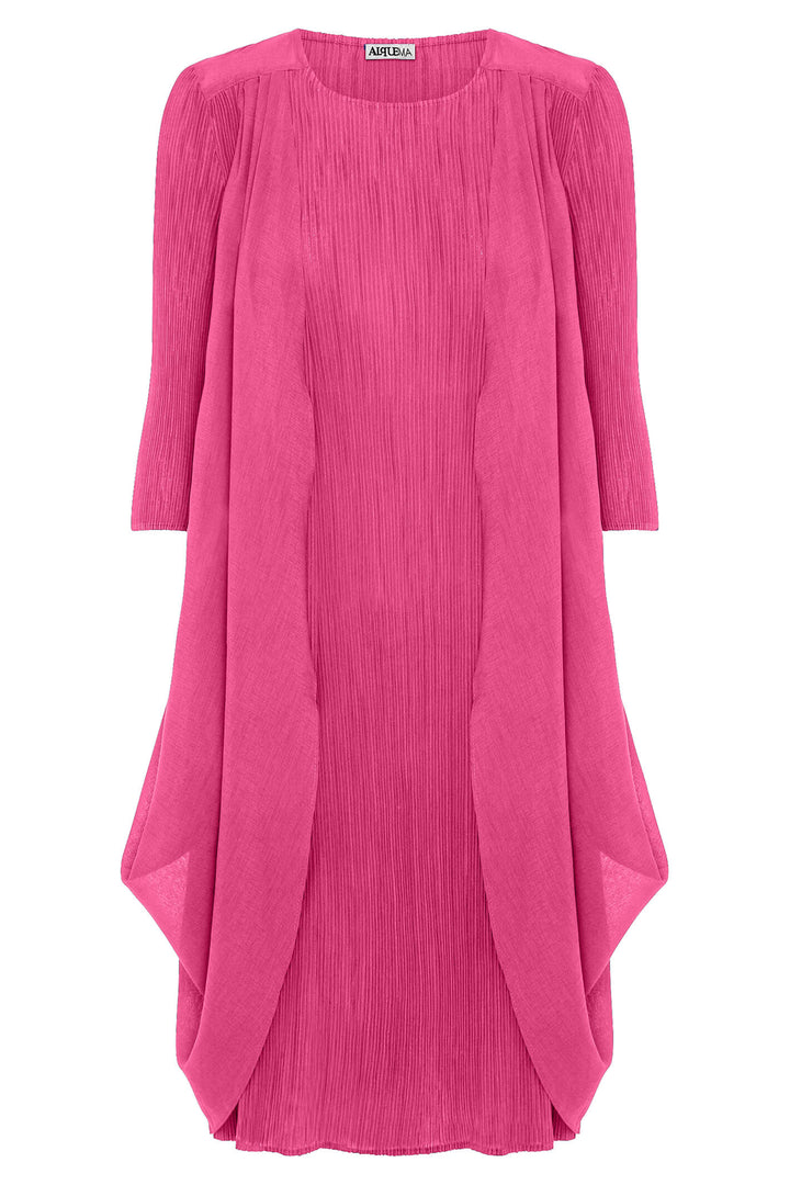 Alquema AD1898 Marlyn Pink Pleated Back Dress - Experience Boutique