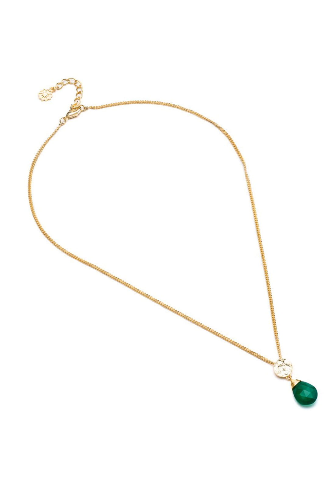 Azuni Classic Athena Green Onyx Necklace - Experience Boutique