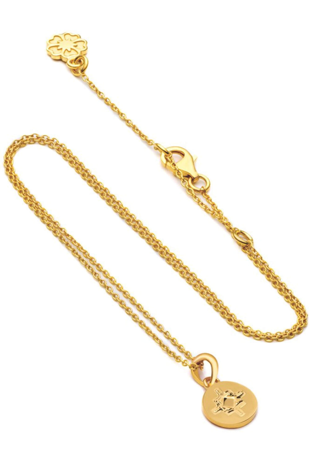 Azuni Navajo Disc Coin Gold Vermeil Pendant Choker - Experience Boutique