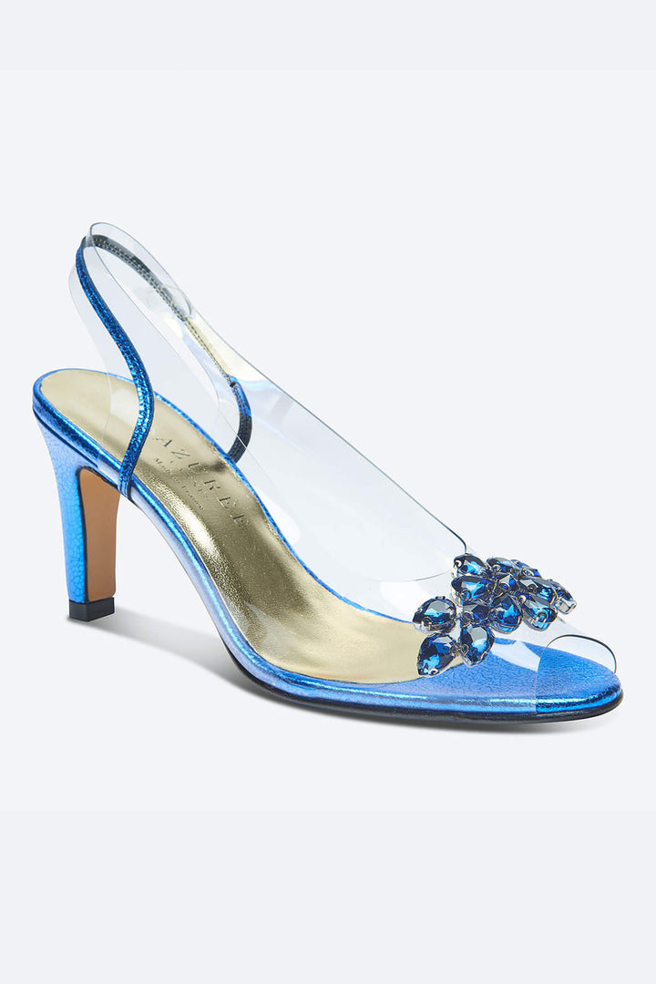 Azuree Marcel 796E Sombo Blue Gel Shoes Shoes - Experience Boutique