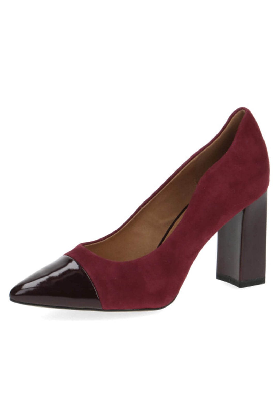 Caprice 22410-29 551 Bordeaux Comb Court Shoe - Experience Boutique
