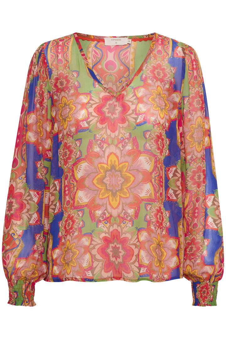 Cream Clothing CRCarolina Floral Tropical Print Blouse - Experience Boutique