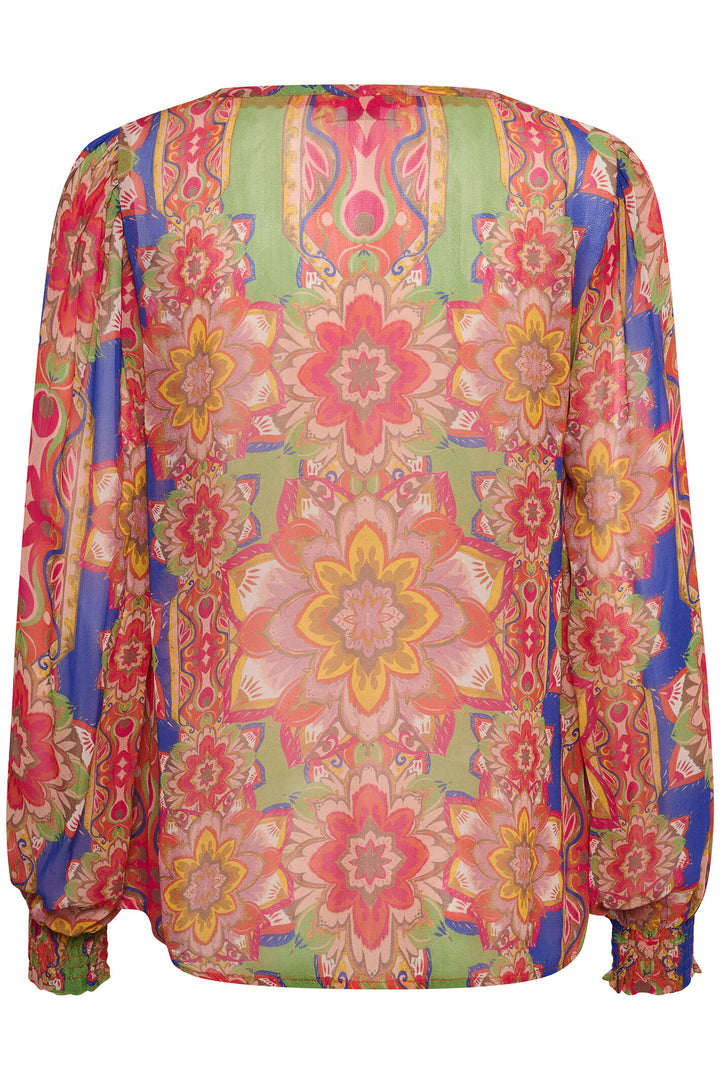 Cream Clothing CRCarolina Floral Tropical Print Blouse - Experience Boutique