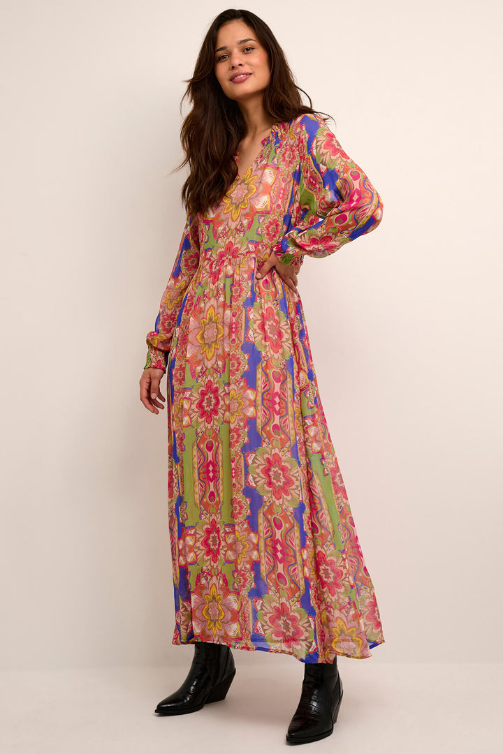 Cream Clothing CRCaroline Floral Tropical Print Dress - Experience Boutique