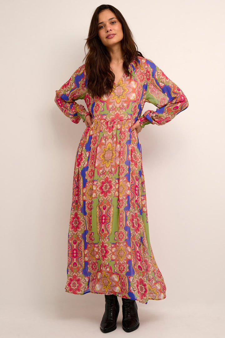 Cream Clothing CRCaroline Floral Tropical Print Dress - Experience Boutique