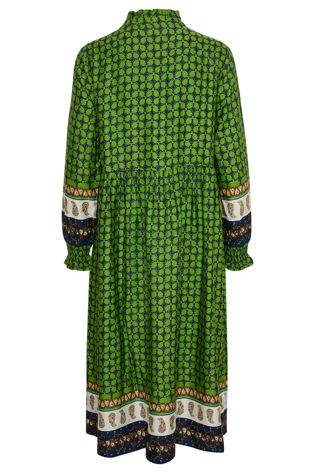 Cream Clothing CRMarlene Flourite Green Printed Dress - Experience Boutique