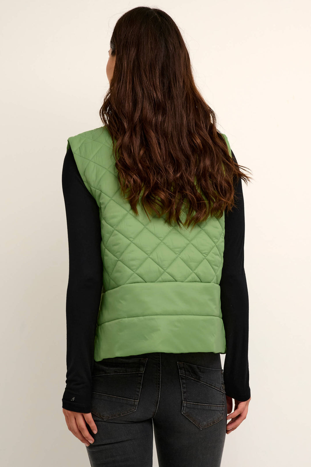 Cream Clothing CROlli Flourite Green Gilet - Experience Boutique