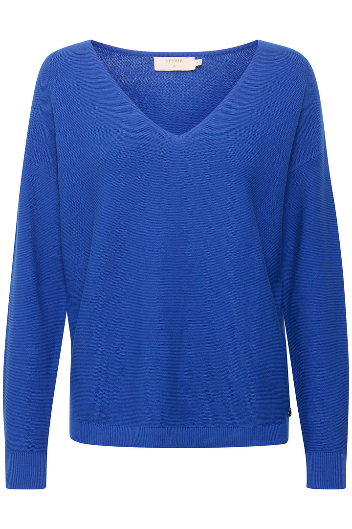 Cream Clothing CRSillar Dazzling Blue Knitted Jumper - Experience Boutique