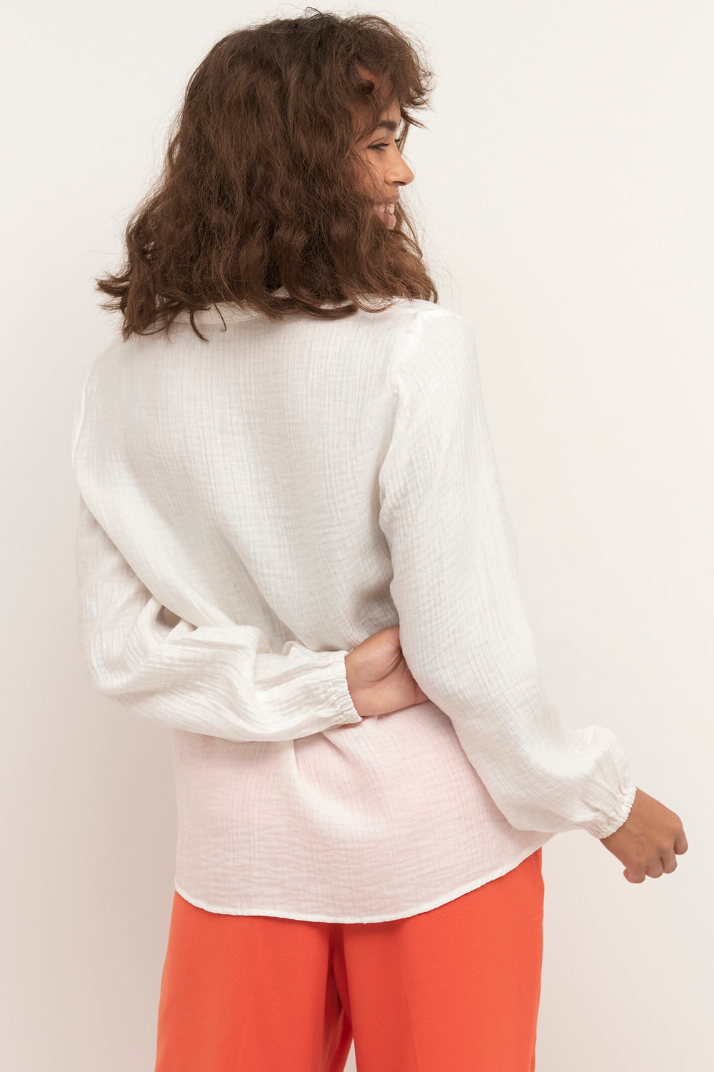 Cream Clothing CRWilma Snow White Blouse - Experience Boutique