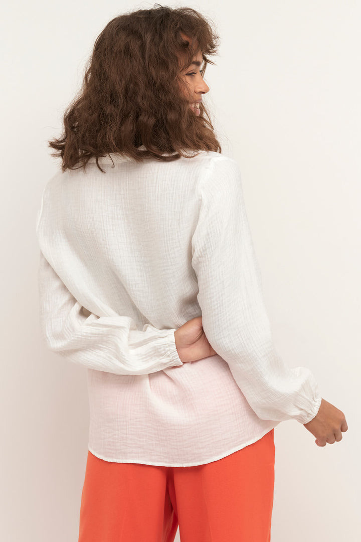 Cream Clothing CRWilma Snow White Blouse - Experience Boutique
