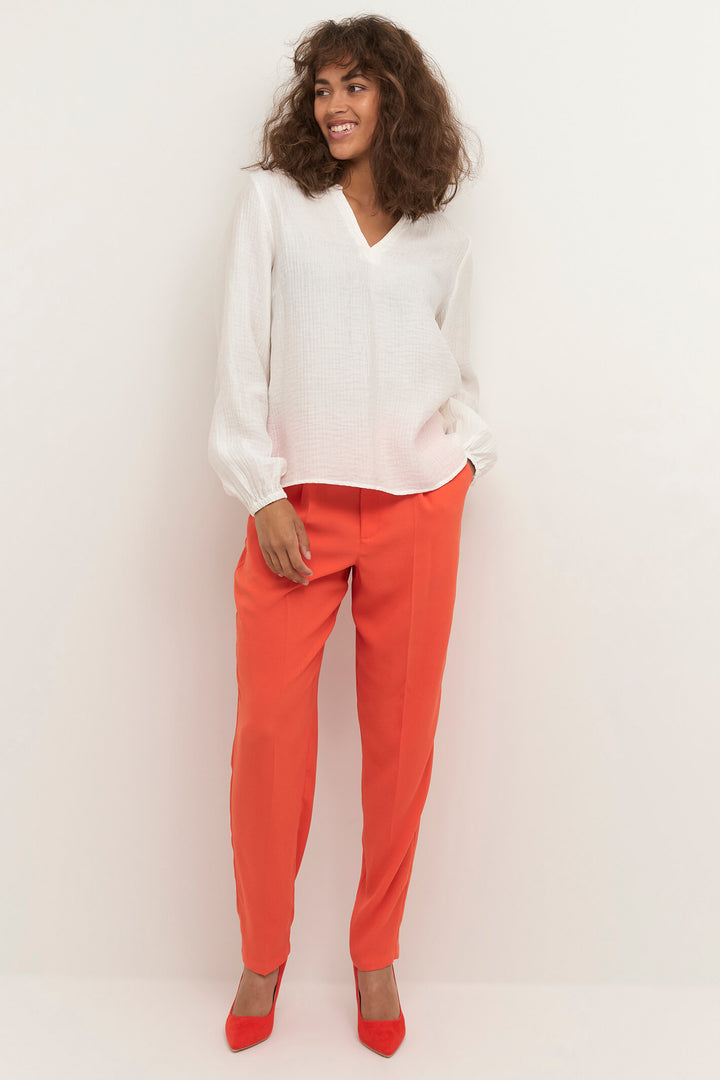 Cream Clothing CRWilma Snow White Blouse - Experience Boutique