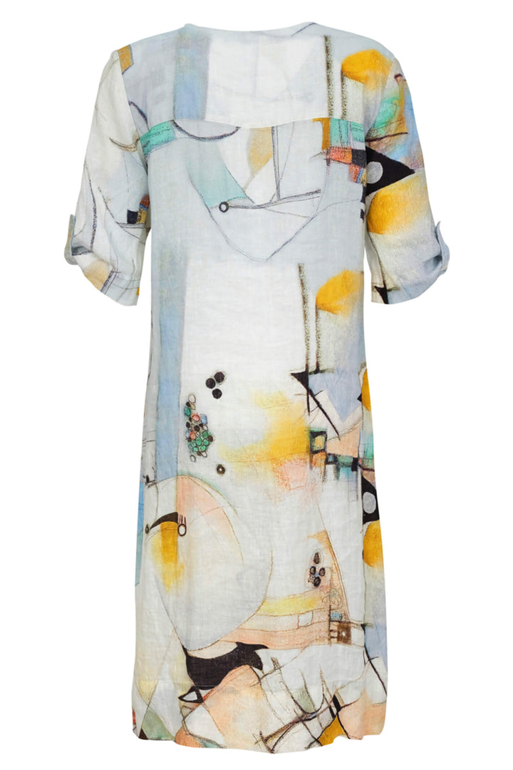 Dolcezza 23661 Abstract Print Dress