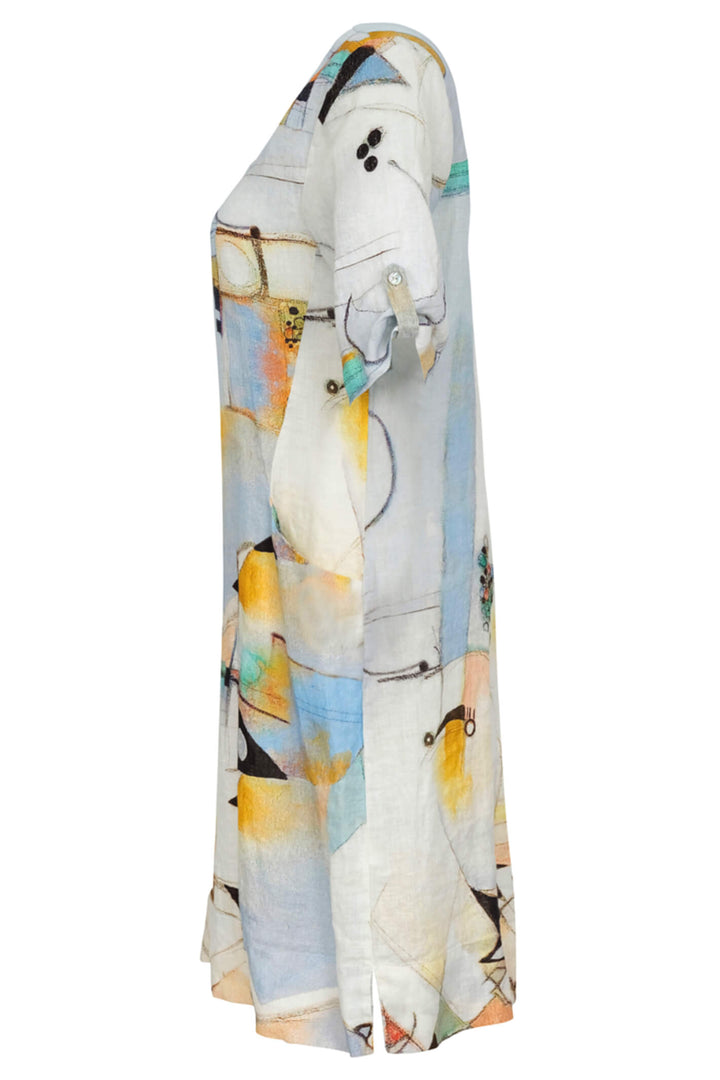Dolcezza 23661 Abstract Print Dress