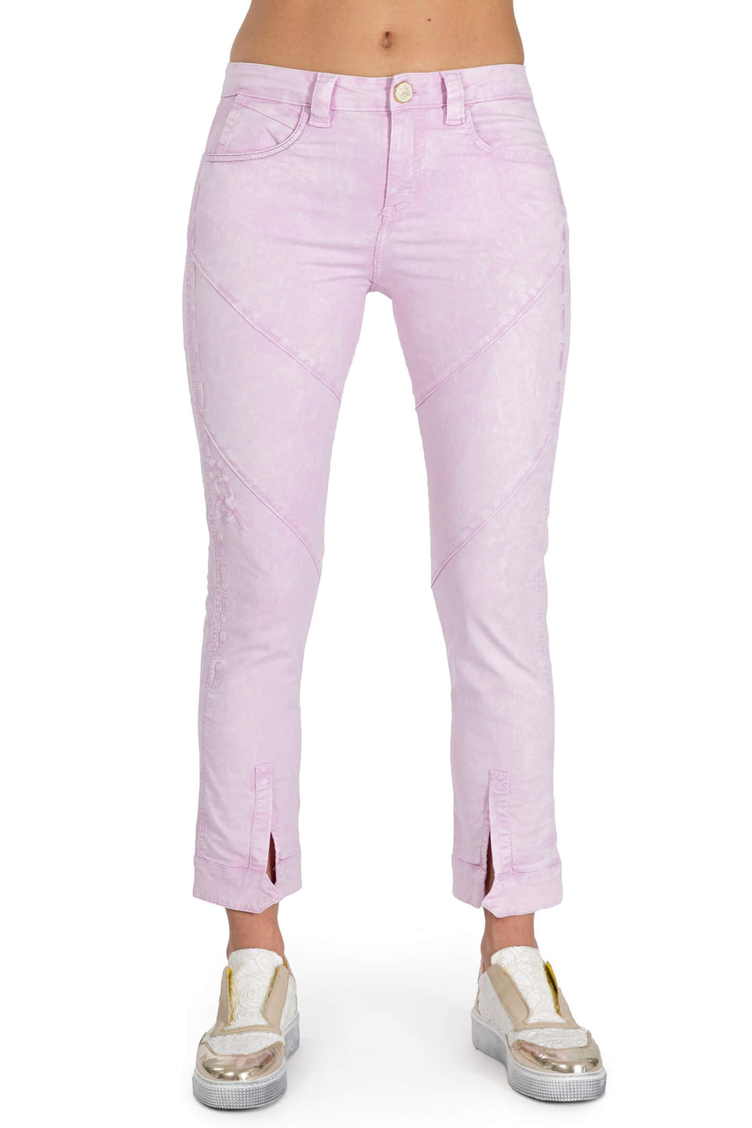 Elisa Cavaletti EJP236006400 Pink Cropped Trousers - Experience Boutique