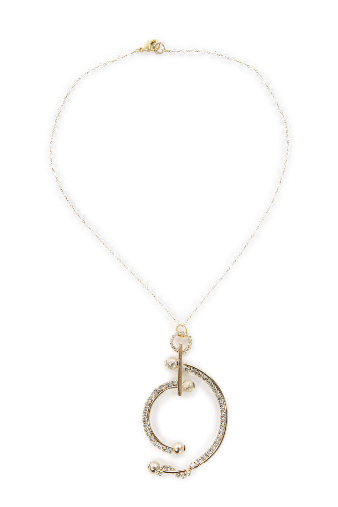 Elisa Cavaletti ELP230507300 Gold Diamante Necklace - Experience Boutique