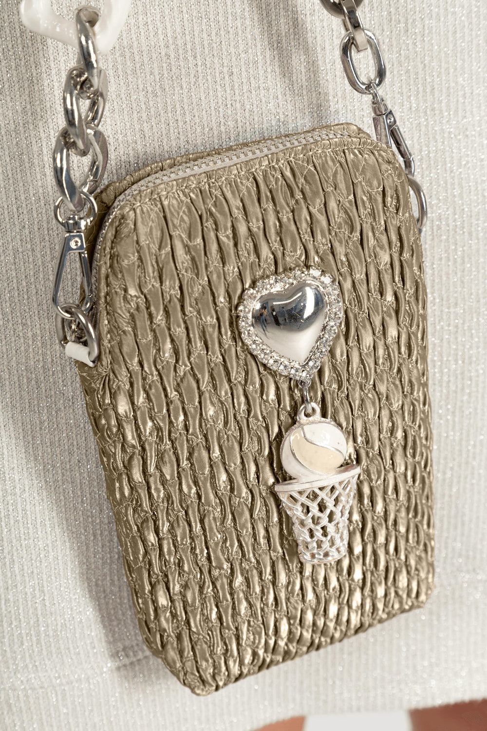 Elisa Cavaletti ELP230686504 Gold Shoulder Bag - Experience Boutique