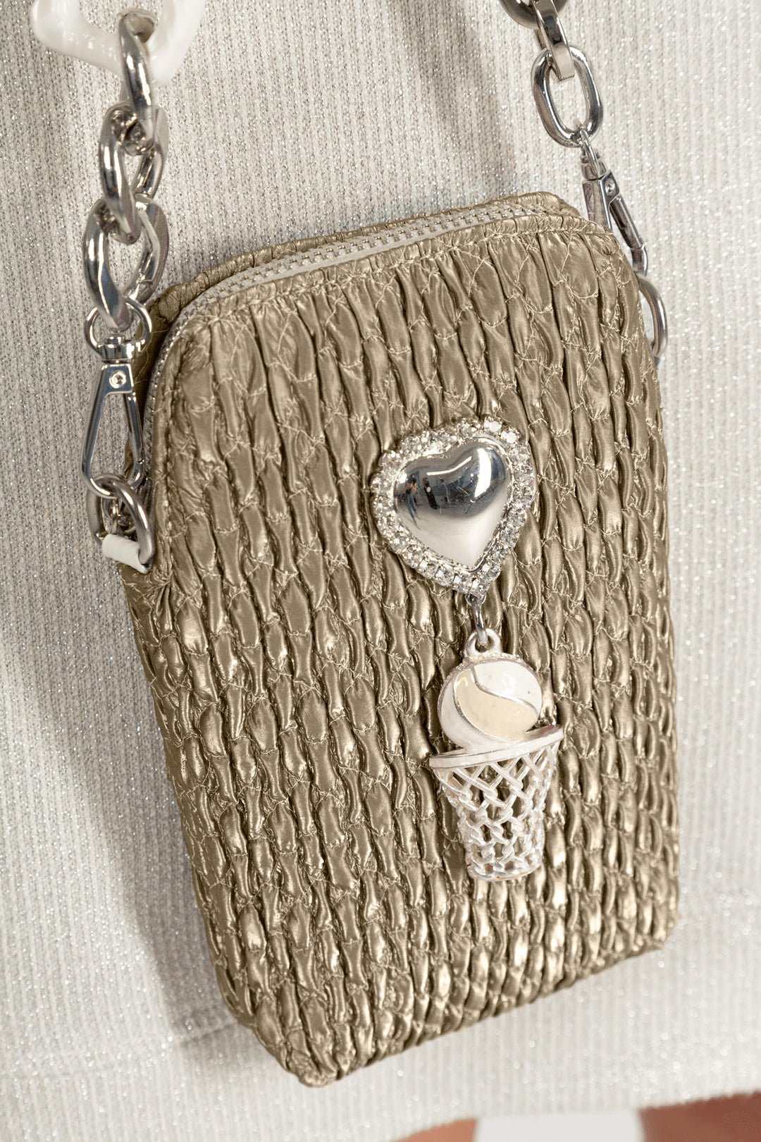 Elisa Cavaletti ELP230686504 Gold Shoulder Bag - Experience Boutique