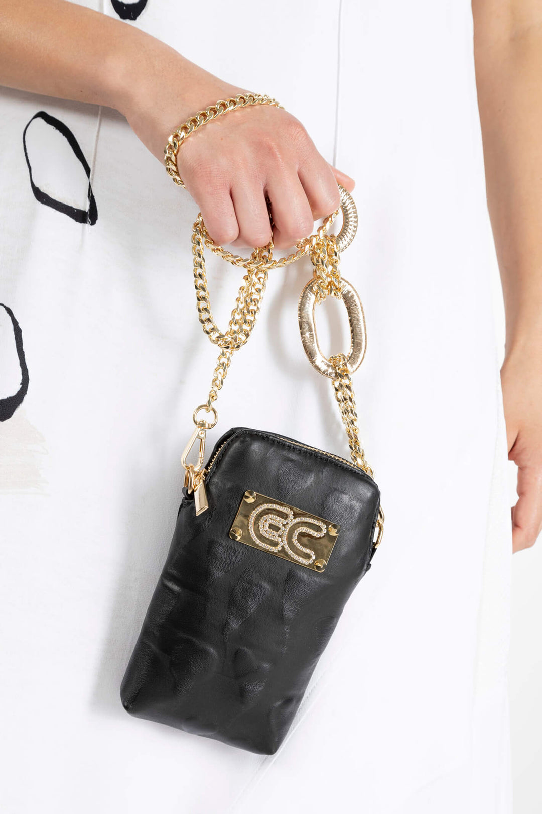Elisa Cavaletti ELP230686519 Black Shoulder Bag - Experience Boutique