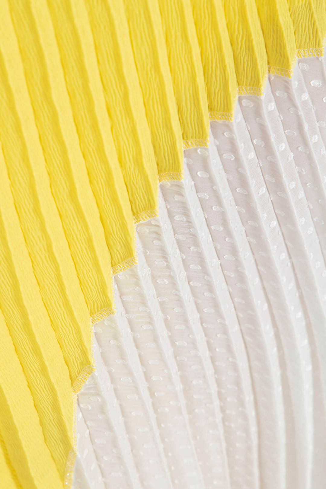 Elisa Cavaletti ELP233040601 Yellow Pleated Skirt - Experience Boutique