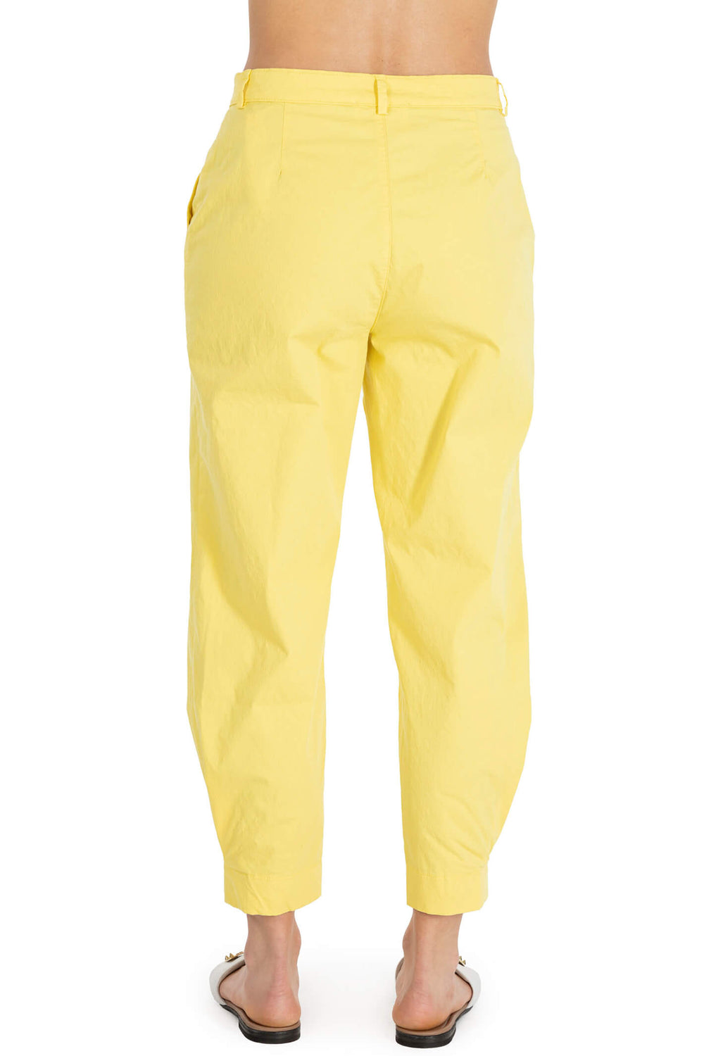 Elisa Cavaletti ELP236052300 Amaretto Yellow Trousers - Experience Boutique