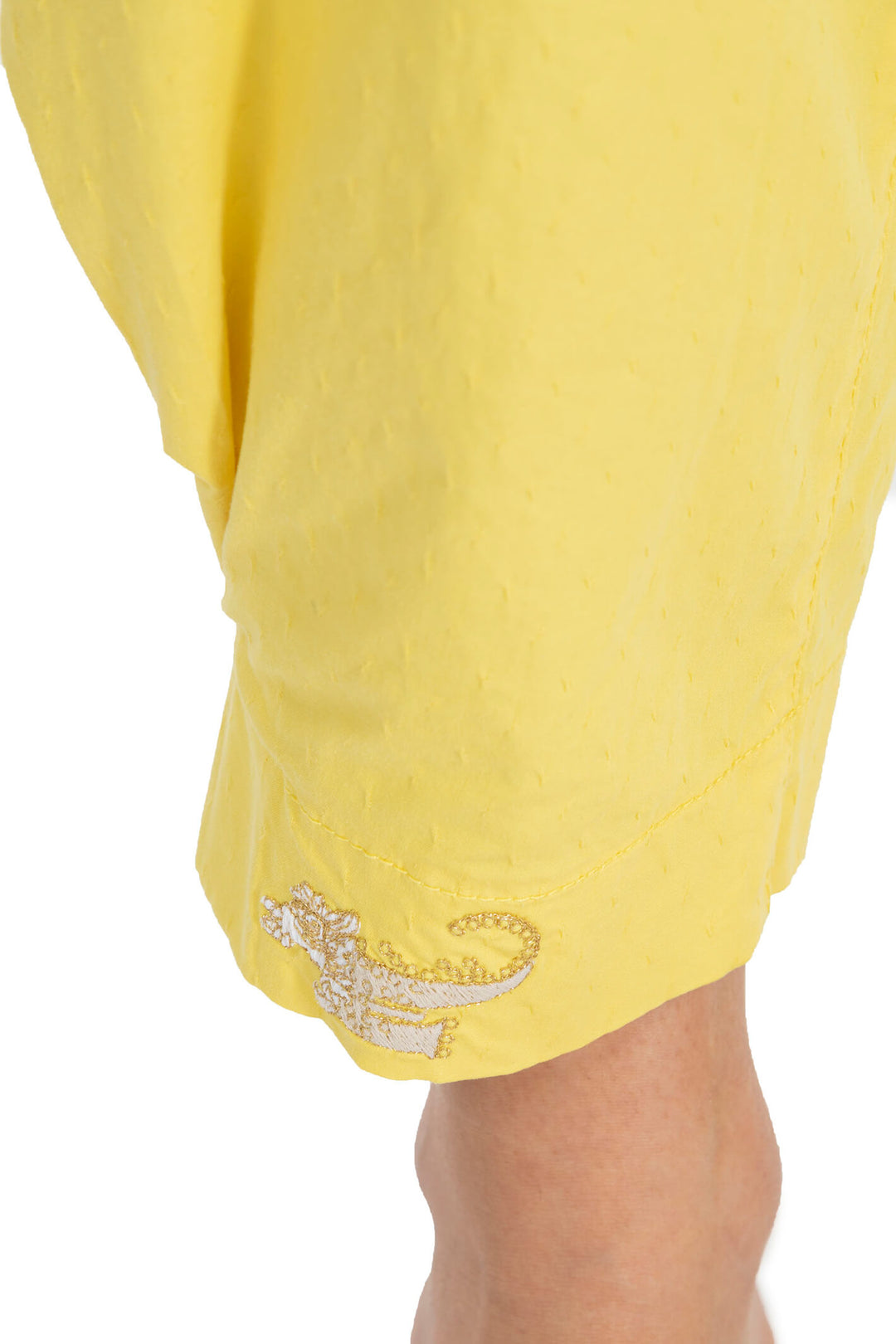 Elisa Cavaletti ELP236052300 Amaretto Yellow Trousers - Experience Boutique