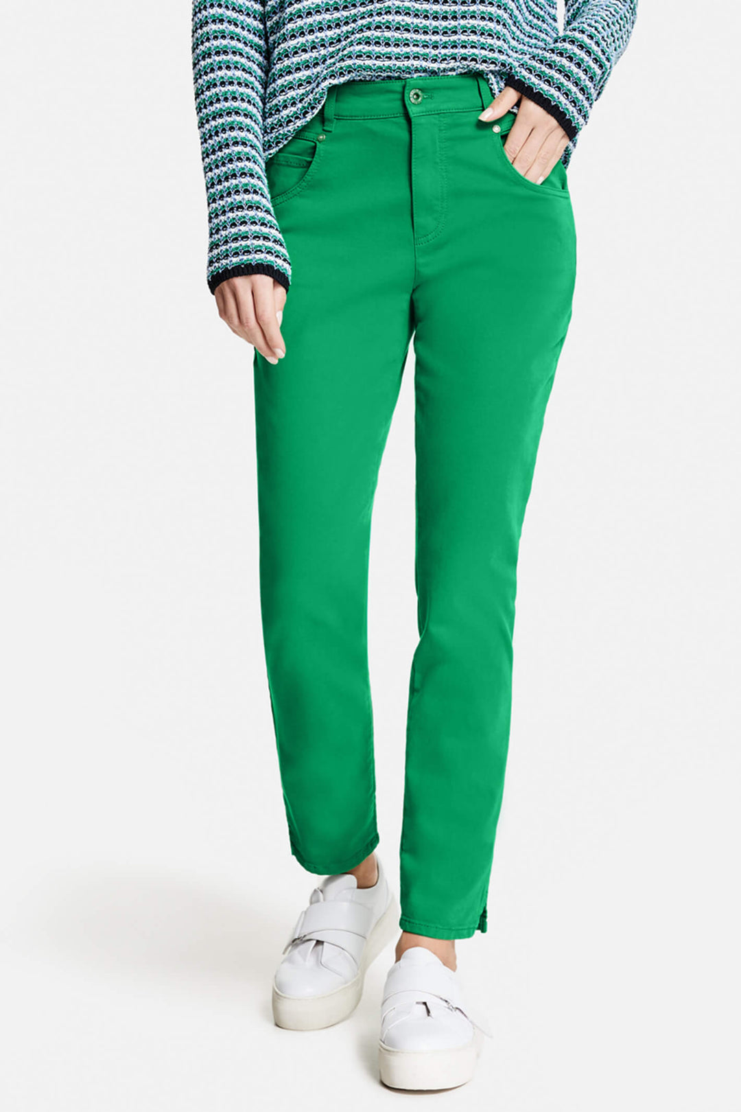 Gerry Weber 120001 Vibrant Green Jeans - Experience Boutique