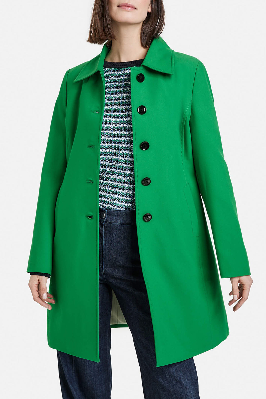 Gerry Weber 150003 Vibrant Green Coat - Experience Boutique