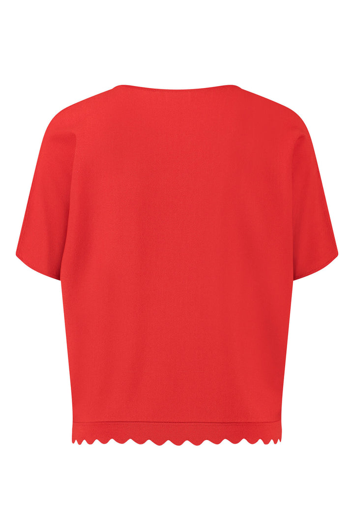 Gerry Weber 171013 Fire Short Sleeve Knitted Jumper - Experience Boutique