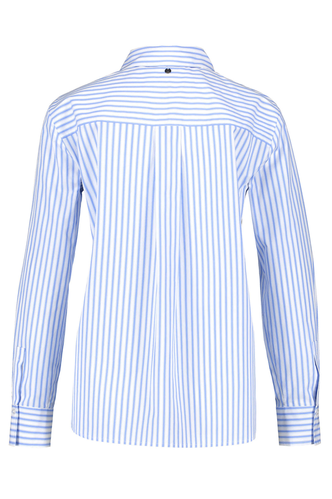 Gerry Weber 860004 Blue & White Stripe Shirt - Experience Boutique