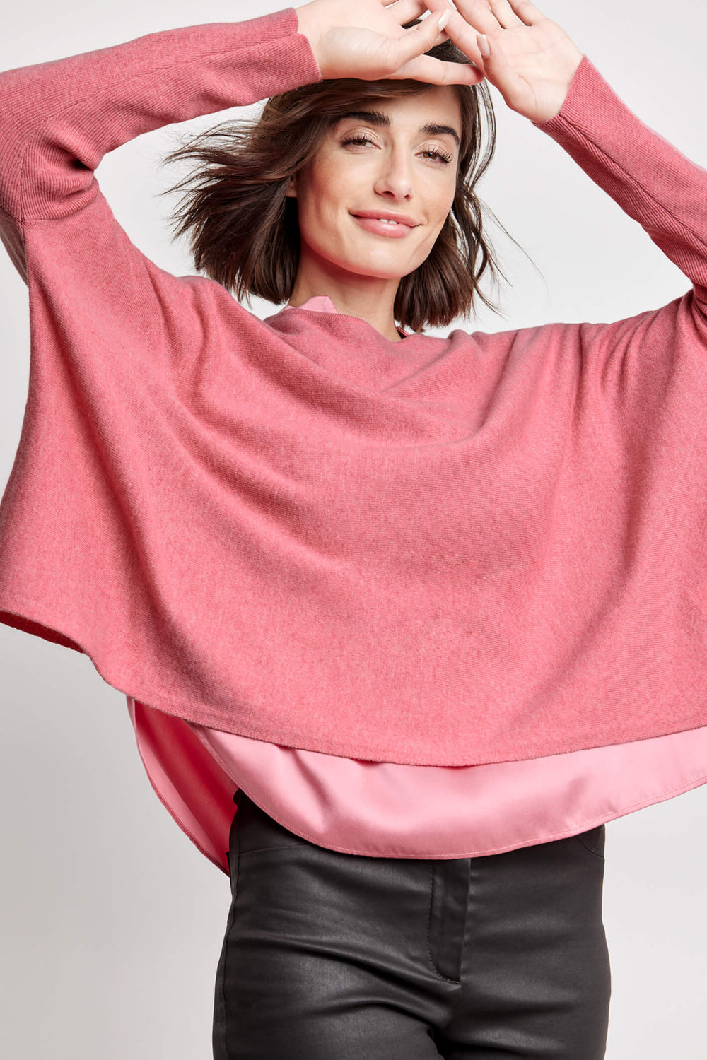 Gerry Weber 871014 Rose Pink Knitted Jumper - Experience Boutique