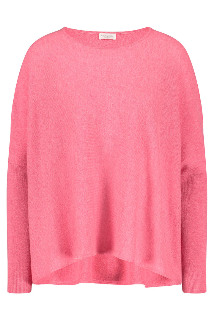 Gerry Weber 871014 Rose Pink Knitted Jumper - Experience Boutique