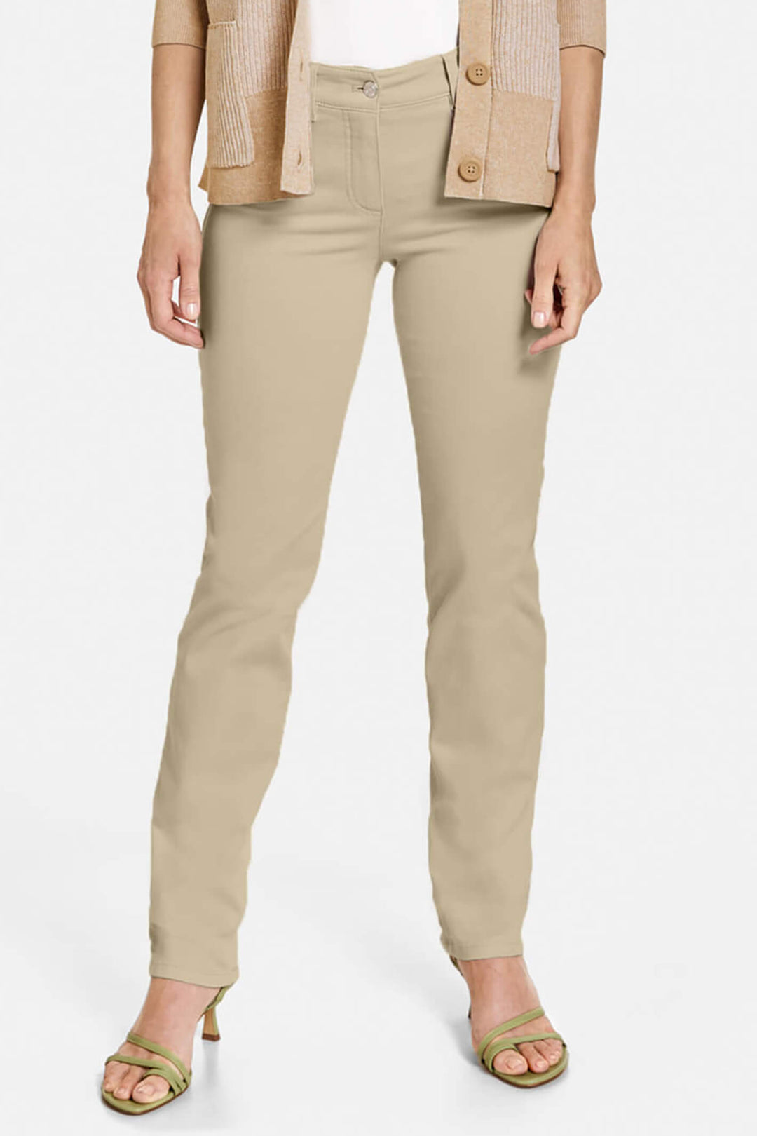 Gerry Weber 92151 Sand Best4me Slim Fit Jeans - Expeirence Boutique