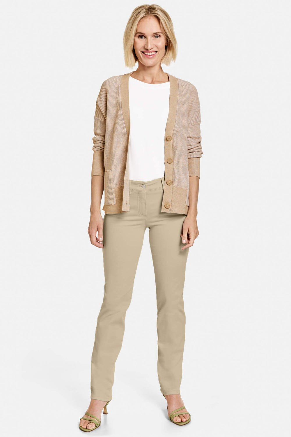 Gerry Weber 92151 Sand Best4me Slim Fit Jeans - Expeirence Boutique