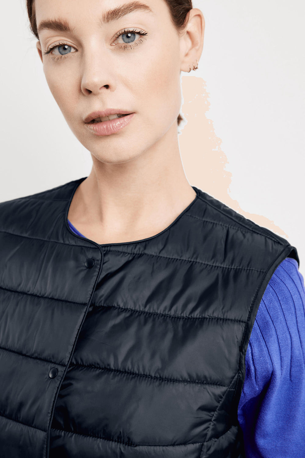 Gerry Weber 945004 Navy Gilet - Experience Boutique