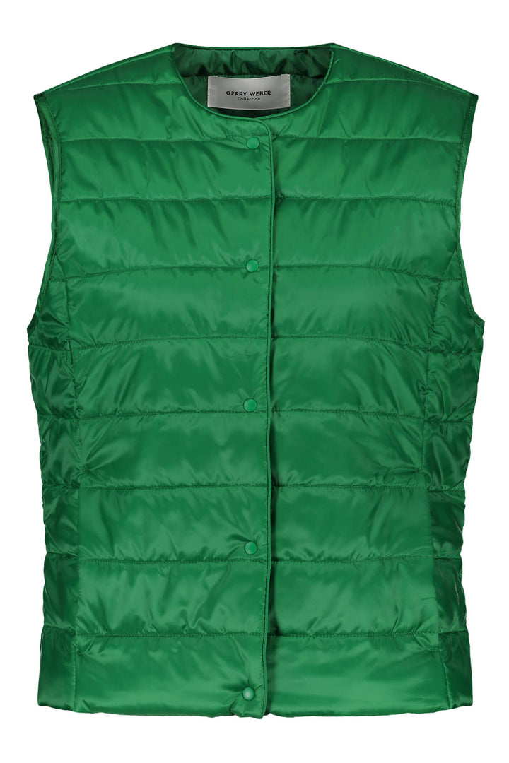 Gerry Weber 945004 Vibrant Green Gilet - Experience Boutique