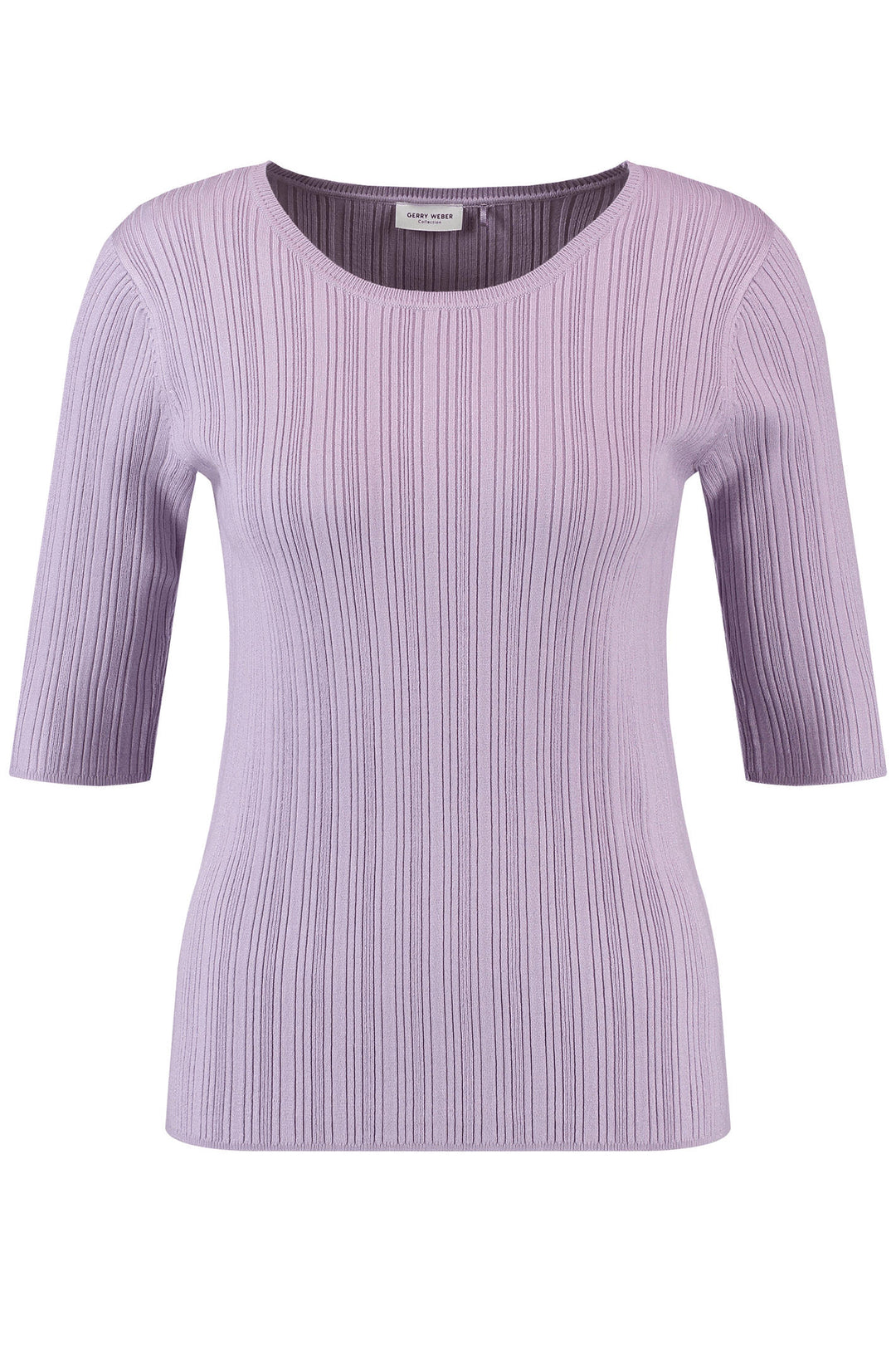 Gerry Weber 978018 Soft Lavender Ribbed Knit Top - Experience Boutique