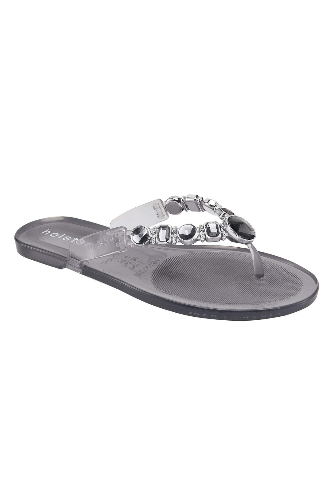 Holster Madeline HST361CPE5 Clear Pewter Sandals - Experience Boutique